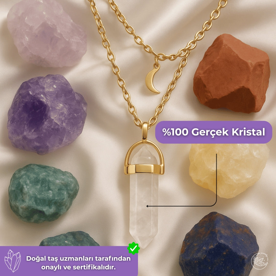 Kişiye Özel Aura Analizli Kristal Kolye