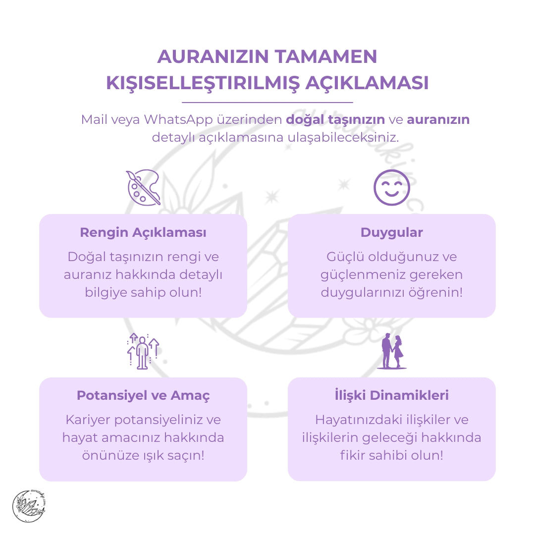 Kişiye Özel Aura Analizli Kristal Kolye