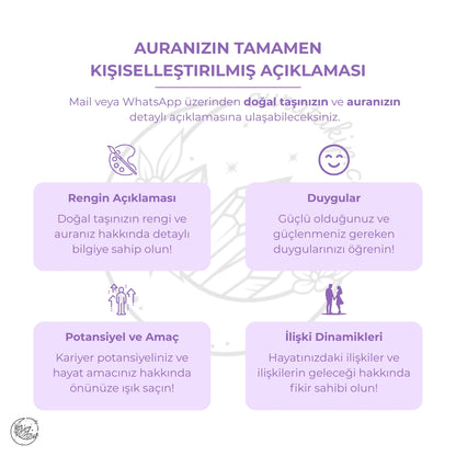 Kişiye Özel Aura Analizli Kristal Kolye